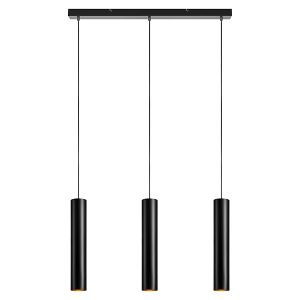 Lampa wisząca Ruben 3-punktowa metalowa czarna 31987 Lampa wisząca Ruben 3-punktowa metalowa czarna 31987
