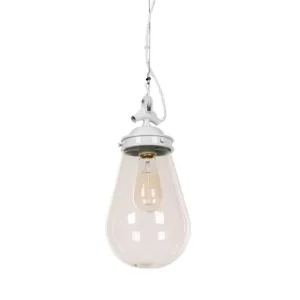 Lampa Wisząca RUNE Szklany Przezroczysty Klosz Vintage 988667 Lampa Wisząca RUNE Szklany Przezroczysty Klosz Vintage 988667