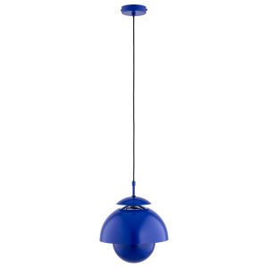 Lampa wisząca RUNO klosz otwarty od góry niebiesko-turkusowa 1xE27x15W Alfa 1023002 Lampa wisząca RUNO klosz otwarty od góry niebiesko-turkusowa 1xE27x15W Alfa 1023002