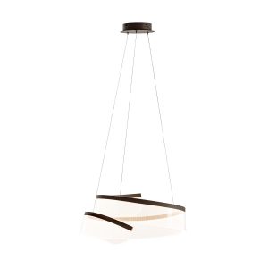 Lampa wisząca RUSTIN kawowo-przezroczysta LED 1x45W 3000K 2356lm Italux 837868 Lampa wisząca RUSTIN kawowo-przezroczysta LED 1x45W 3000K 2356lm Italux 837868