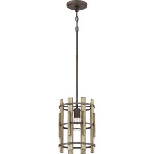 Lampa wisząca rustykalna czerń Wood Hollow 1xE27x100W Quoizel 849395 Lampa wisząca rustykalna czerń Wood Hollow 1xE27x100W Quoizel 849395