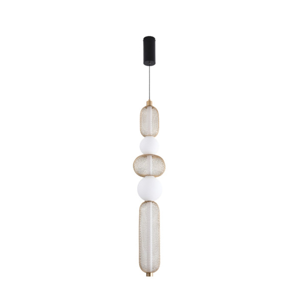 Lampa wisząca SAAR czarna matowa LED 1x27W Odcienie bieli 3200lm Zuma Line 835901