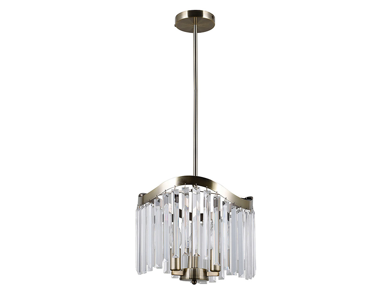 Lampa wisząca Sabriga 3-punktowa szklana transparentna 47998