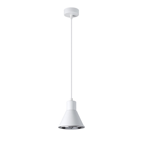 Lampa wisząca SAFIRA biała 1xES111x60W wym:120x14x14cm IP20 Pure Lume 1027229