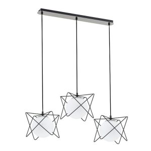 Lampa wisząca SAGITO TRACK czarna-chromowana 3xE14x10W IP20 Alfa 1019180 Lampa wisząca SAGITO TRACK czarna-chromowana 3xE14x10W IP20 Alfa 1019180