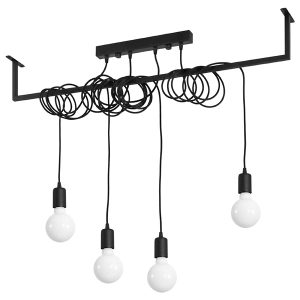 Lampa wisząca Salamanca 4-punktowa stalowa czarna 71704 Lampa wisząca Salamanca 4-punktowa stalowa czarna 71704