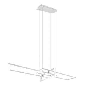Lampa wisząca SALINAS biała LED 3x34W Neutralna biel 4400lm Trio 853950 Lampa wisząca SALINAS biała LED 3x34W Neutralna biel 4400lm Trio 853950