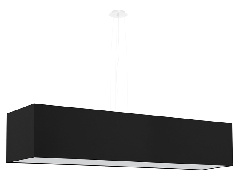 Lampa wisząca Santa 5-punktowa tkaninowa czarna 70900