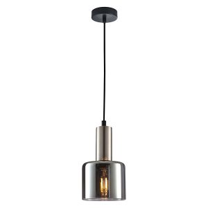 Lampa wisząca Santia szklana czarna 44903