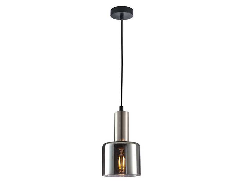 Lampa wisząca Santia szklana czarna 44903