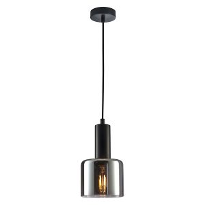 Lampa wisząca Santia szklana czarna 44914