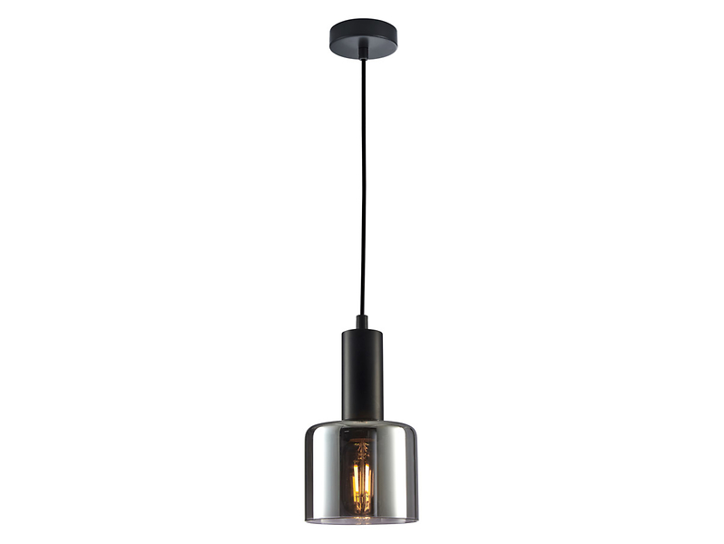 Lampa wisząca Santia szklana czarna 44914