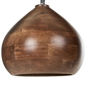 Lampa wisząca SANYATI Drewno mango Ciemnobrązowy 716081