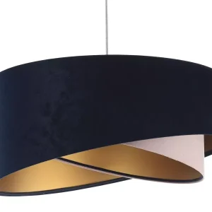 Lampa wisząca SAPPHIRE granatowa/złota 432632