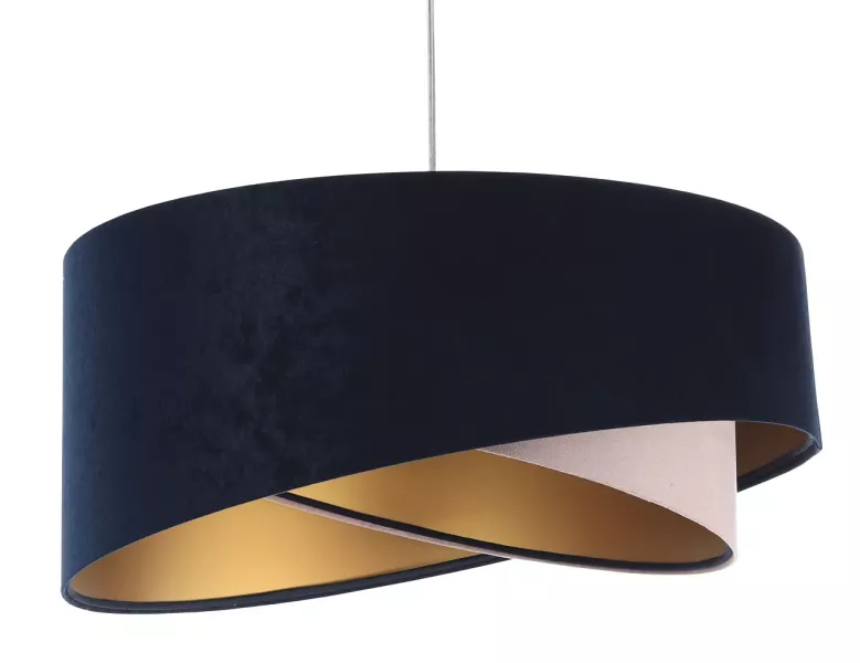 Lampa wisząca SAPPHIRE granatowa/złota 432632