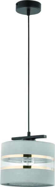 Lampa wisząca Sara czarno-szara 1xE27x15W IP20 Sigma Lighting 1030192