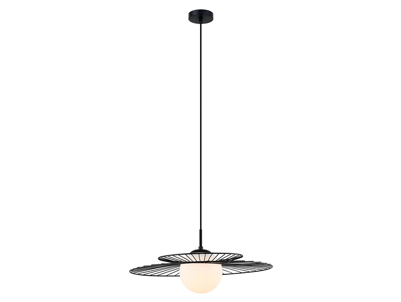 Lampa wisząca Sarah stalowa czarna 34950