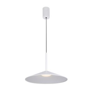 Lampa wisząca Sardena biała LED 9W 3000-6000K 900lm Italux 984885 Lampa wisząca Sardena biała LED 9W 3000-6000K 900lm Italux 984885