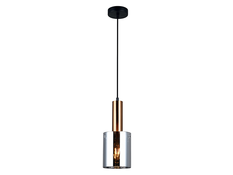 Lampa wisząca Sardo stalowa miedziana 34861