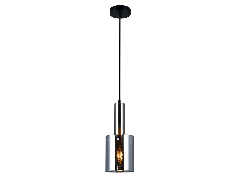 Lampa wisząca Sardo stalowa srebrna 34862