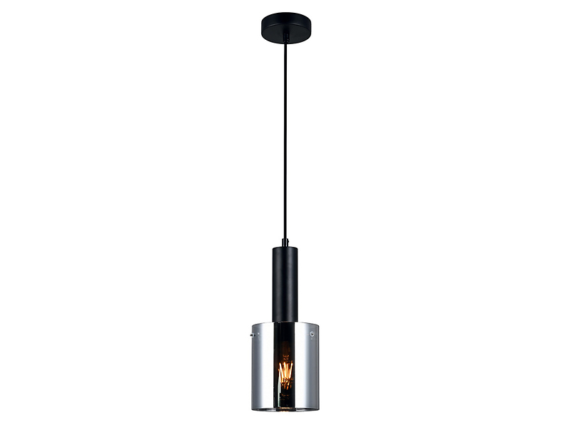 Lampa wisząca Sardo stalowa srebrna 34859