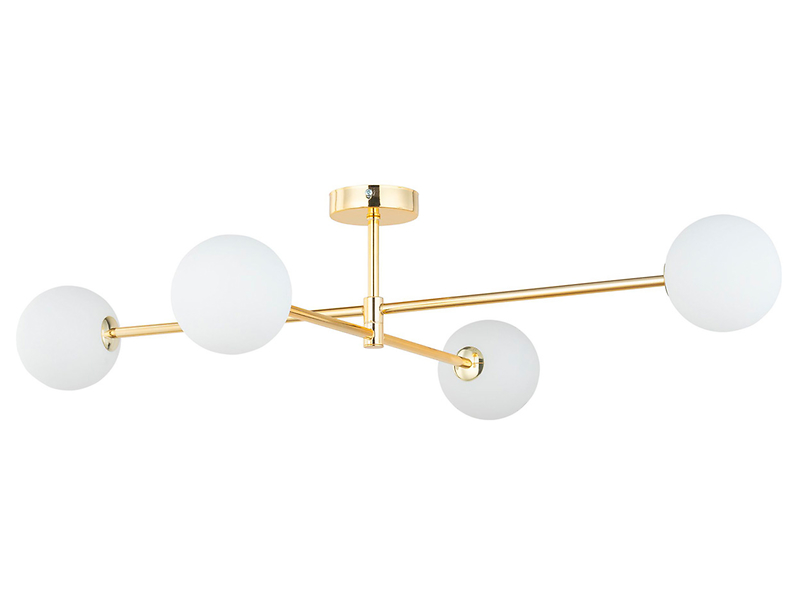 Lampa wisząca Sarius 4-punktowa metalowa złota 57039