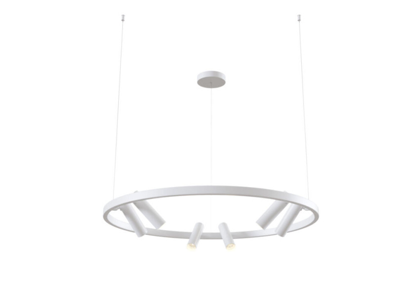 Lampa wisząca SATELLITE biała LED 6x42W Ciepła biel 3900lm Maytoni 856255