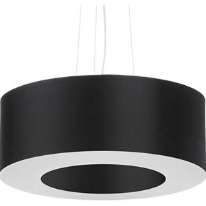 Lampa wisząca Saturno 5-punktowa tkaninowa czarna 39212 Lampa wisząca Saturno 5-punktowa tkaninowa czarna 39212