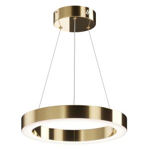 Lampa wisząca SATURNO mosiężno-złota LED 1x36W 4000K 2500lm Maytoni 852254 Lampa wisząca SATURNO mosiężno-złota LED 1x36W 4000K 2500lm Maytoni 852254