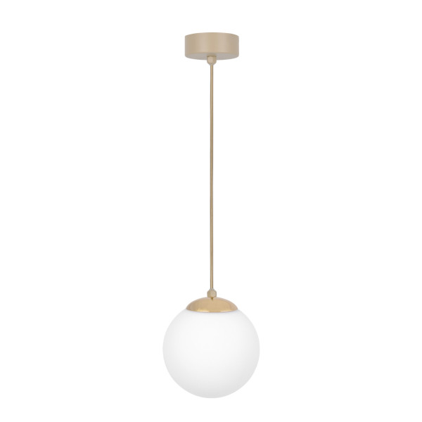 Lampa wisząca SAVIA beżowa 1xE14x15W wym:95x14x14cm IP20 Kaja 1025418