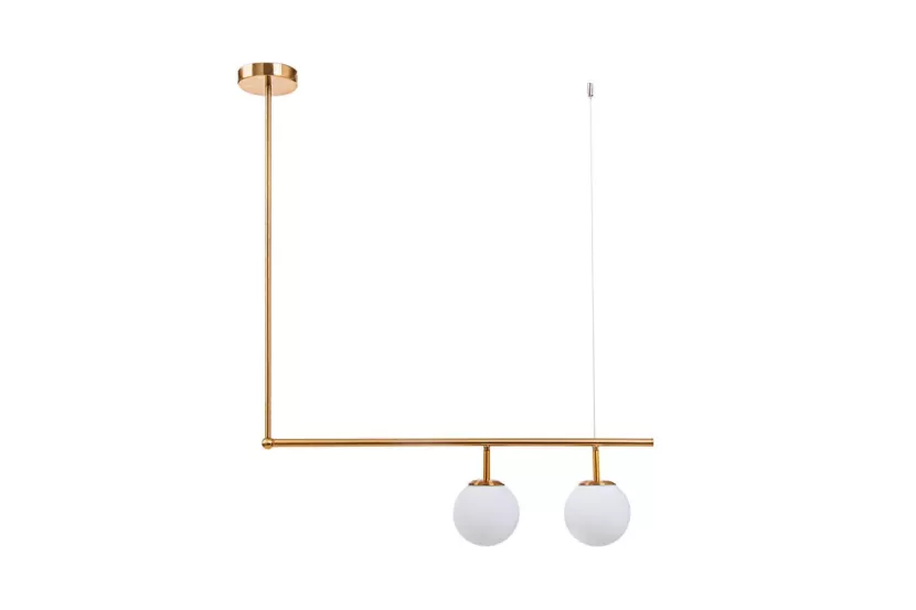 Lampa Wisząca SAWANA 2 Nowoczesna Klasyczna Nad Stół Złota 963716