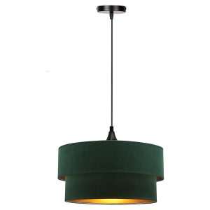 Lampa wisząca Scopello tkaninowa zielona 201582 Lampa wisząca Scopello tkaninowa zielona 201582