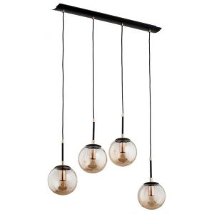 Lampa wisząca SEBIA czarna 4xE14x10W wym:90x65x15cm IP20 Alfa 1019413 Lampa wisząca SEBIA czarna 4xE14x10W wym:90x65x15cm IP20 Alfa 1019413