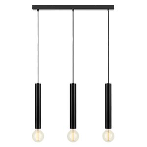 Lampa wisząca Sencillo 3-punktowa czarna 45021 Lampa wisząca Sencillo 3-punktowa czarna 45021