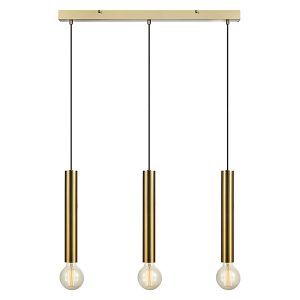 Lampa wisząca Sencillo 3-punktowa metalowa złota 45020 Lampa wisząca Sencillo 3-punktowa metalowa złota 45020
