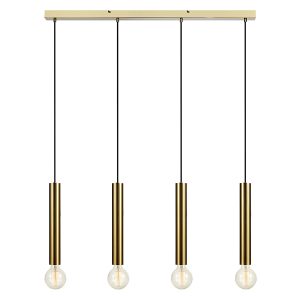 Lampa wisząca Sencillo 4-punktowa metalowa złoty 45022 Lampa wisząca Sencillo 4-punktowa metalowa złoty 45022
