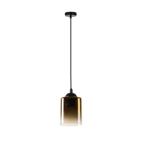 Lampa wisząca Serena złoty klosz czarno-złota 1xE27x40W IP20 Candellux 988632 Lampa wisząca Serena złoty klosz czarno-złota 1xE27x40W IP20 Candellux 988632