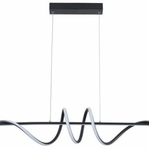 Lampa wisząca Serpent czarna LED 1x34W Odcienie bieli 2720lm Reality 836155 Lampa wisząca Serpent czarna LED 1x34W Odcienie bieli 2720lm Reality 836155