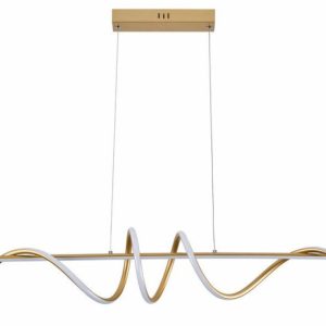 Lampa wisząca Serpent złota LED 1x34W Odcienie bieli 2720lm Reality 835875 Lampa wisząca Serpent złota LED 1x34W Odcienie bieli 2720lm Reality 835875