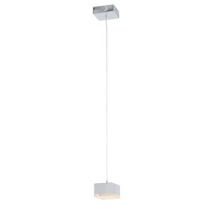 Lampa wisząca Seth chromowana przezroczysta LED 1×4.2W 3000K 420lm Italux 857994 Lampa wisząca Seth chromowana przezroczysta LED 1×4.2W 3000K 420lm Italux 857994