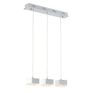 Lampa wisząca Seth chromowana przezroczysta LED 3×12.6W 3000K 960lm Italux 858066 Lampa wisząca Seth chromowana przezroczysta LED 3×12.6W 3000K 960lm Italux 858066