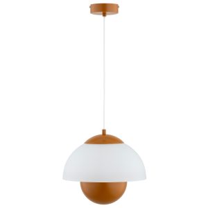 Lampa wisząca SETNA klosz kryjący od dołu brązowa 1xE27x15W IP20 Alfa 1025295 Lampa wisząca SETNA klosz kryjący od dołu brązowa 1xE27x15W IP20 Alfa 1025295