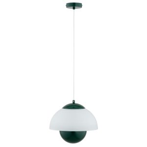 Lampa wisząca SETNA klosz kryjący od dołu zielona 1xE27x15W IP20 Alfa 1025412 Lampa wisząca SETNA klosz kryjący od dołu zielona 1xE27x15W IP20 Alfa 1025412