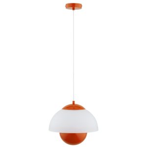 Lampa wisząca SETNA klosz kryjący od dołu żółto-pomarańczowa 1xE27x15W Alfa 1025300 Lampa wisząca SETNA klosz kryjący od dołu żółto-pomarańczowa 1xE27x15W Alfa 1025300