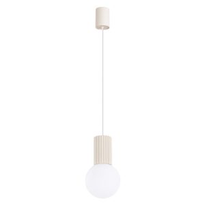 Lampa wisząca SFERA beżowo-biała 1xG9x8W wym:120x12x12cm IP20 Pure Lume 1018737 Lampa wisząca SFERA beżowo-biała 1xG9x8W wym:120x12x12cm IP20 Pure Lume 1018737
