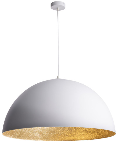 Lampa wisząca Sfera biało-złota 1xE27x15W IP20 Sigma Lighting 984839
