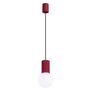 Lampa wisząca SFERA burgundowo – biała 1xG9x8W IP20 Pure Lume 1018733 Lampa wisząca SFERA burgundowo – biała 1xG9x8W IP20 Pure Lume 1018733