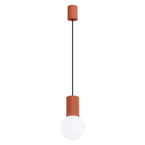 Lampa wisząca SFERA ochra czerwono-biała 1xG9x8W IP20 Pure Lume 1018755 Lampa wisząca SFERA ochra czerwono-biała 1xG9x8W IP20 Pure Lume 1018755