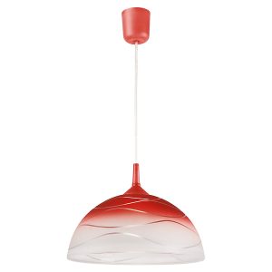 Lampa wisząca Sfera szklana czerwona 119192 Lampa wisząca Sfera szklana czerwona 119192