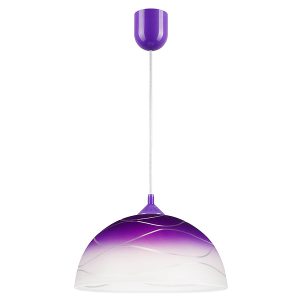 Lampa wisząca Sfera szklana fioletowa 119194 Lampa wisząca Sfera szklana fioletowa 119194